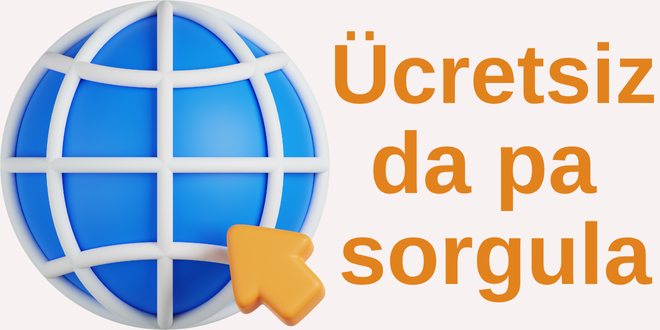 ücretsiz da pa sorgulama aracı